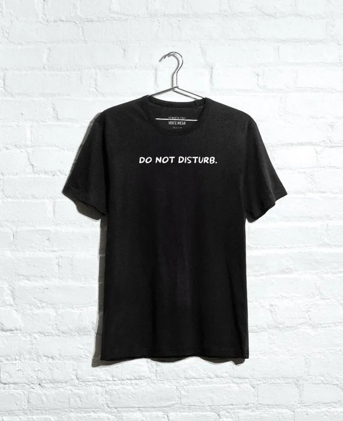 Kenneth Cole TShirts MenWomen Site Exclusive Do Not Disturb TShirt Black