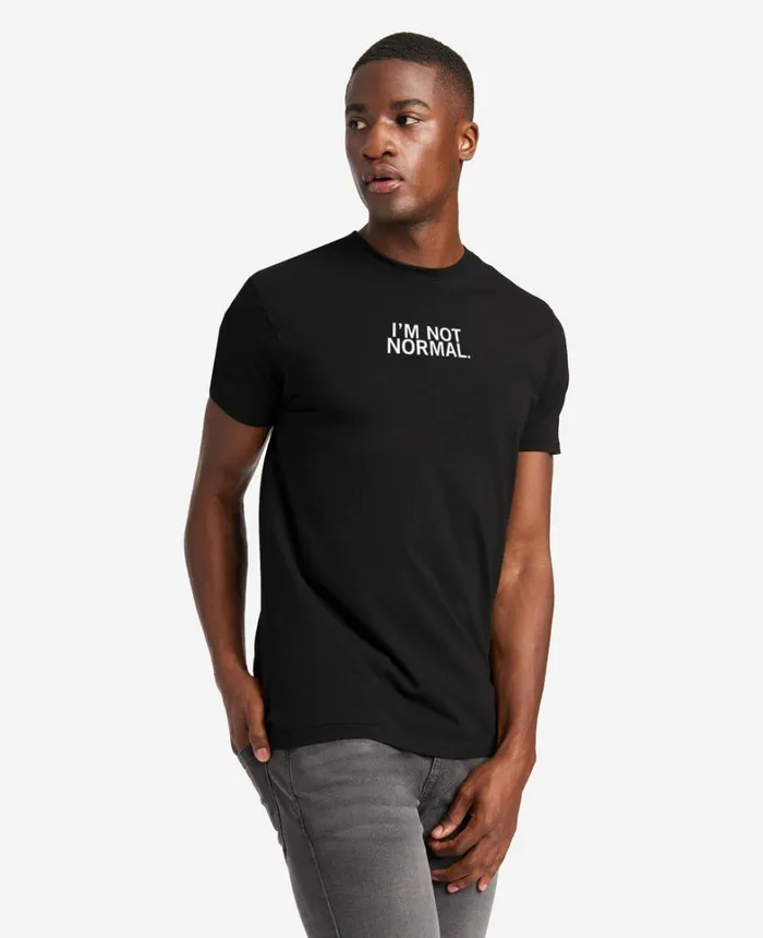 Kenneth Cole TShirts MenWomen Site Exclusive I039m Not Normal TShirt Black Kenneth Cole TShirts MenWomen Site Exclusive I039m Not Normal TShirt Black