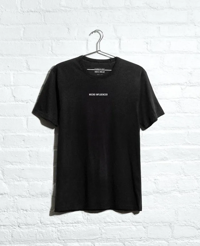 Kenneth Cole TShirts MenWomen Site Exclusive Micro Influencer TShirt Black
