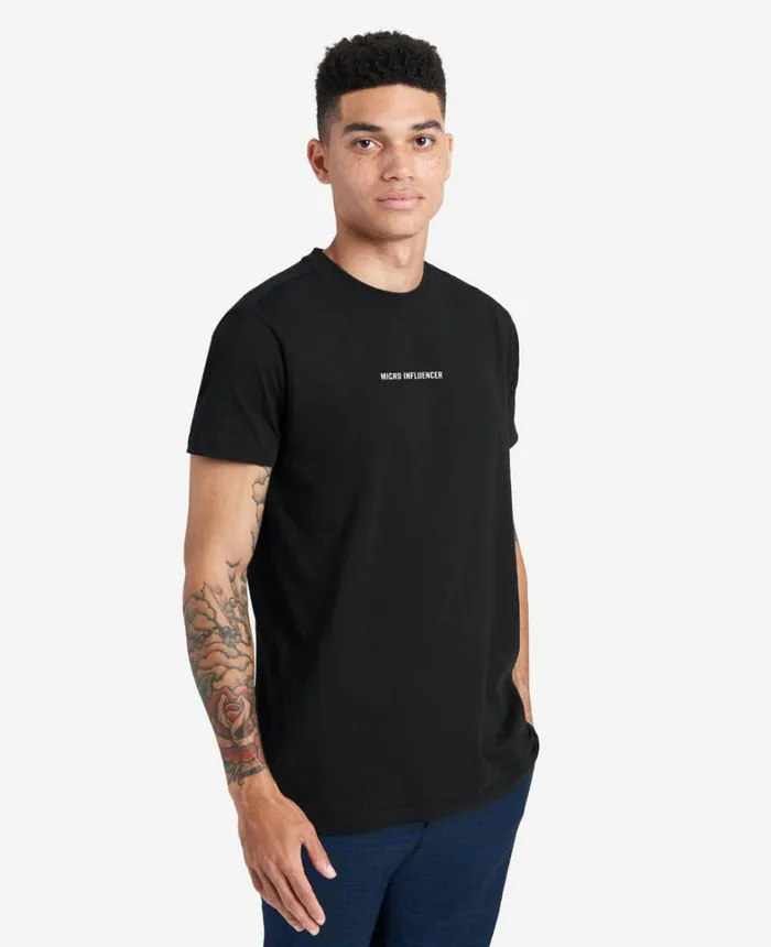 Kenneth Cole TShirts MenWomen Site Exclusive Micro Influencer TShirt Black Kenneth Cole TShirts MenWomen Site Exclusive Micro Influencer TShirt Black