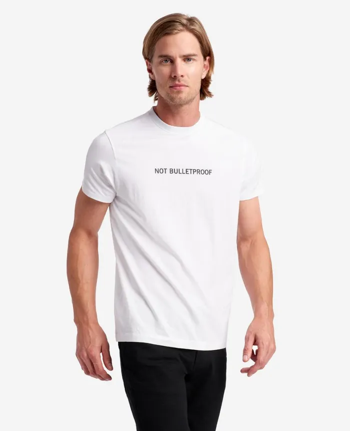 Kenneth Cole TShirts MenWomen Site Exclusive Not Bulletproof TShirt Black Black Kenneth Cole TShirts MenWomen Site Exclusive Not Bulletproof TShirt Black Black