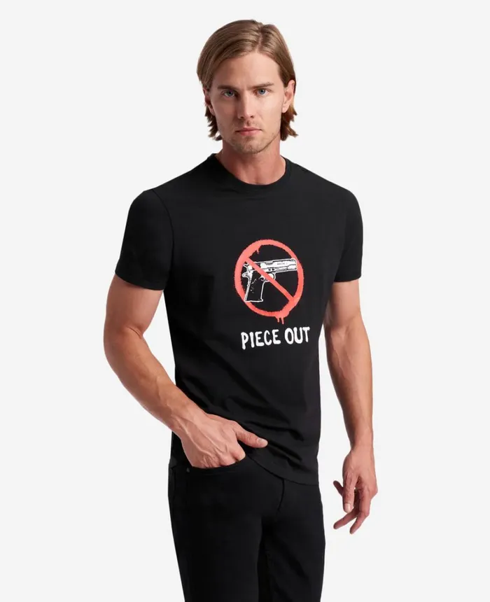 Kenneth Cole TShirts MenWomen Site Exclusive Piece Out TShirt Black Kenneth Cole TShirts MenWomen Site Exclusive Piece Out TShirt Black