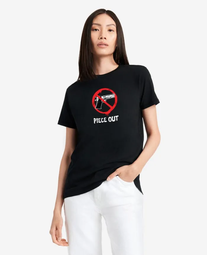 Kenneth Cole TShirts MenWomen Site Exclusive Piece Out TShirt Black Kenneth Cole TShirts MenWomen Site Exclusive Piece Out TShirt Black