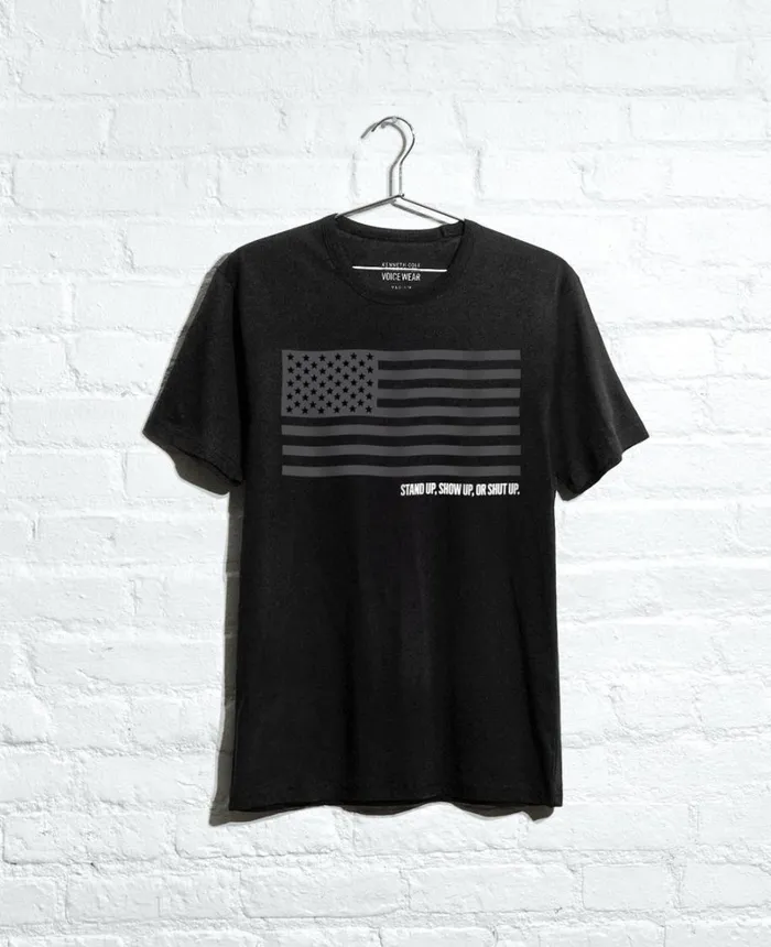 Kenneth Cole TShirts MenWomen Site Exclusive Stand Up Show Up Or Shut Up TShirt Black
