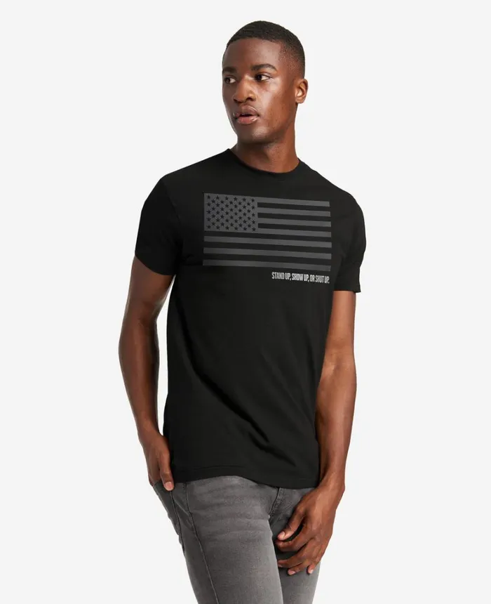 Kenneth Cole TShirts MenWomen Site Exclusive Stand Up Show Up Or Shut Up TShirt Black Kenneth Cole TShirts MenWomen Site Exclusive Stand Up Show Up Or Shut Up TShirt Black