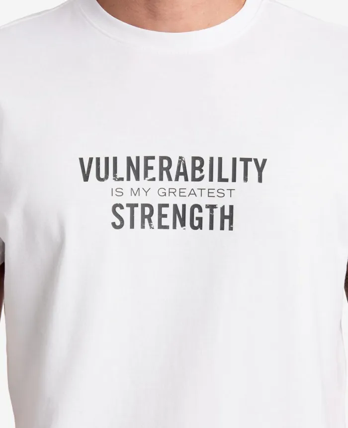 Kenneth Cole TShirts MenWomen Site Exclusive Vulnerability Strength TShirt White Kenneth Cole TShirts MenWomen Site Exclusive Vulnerability Strength TShirt White