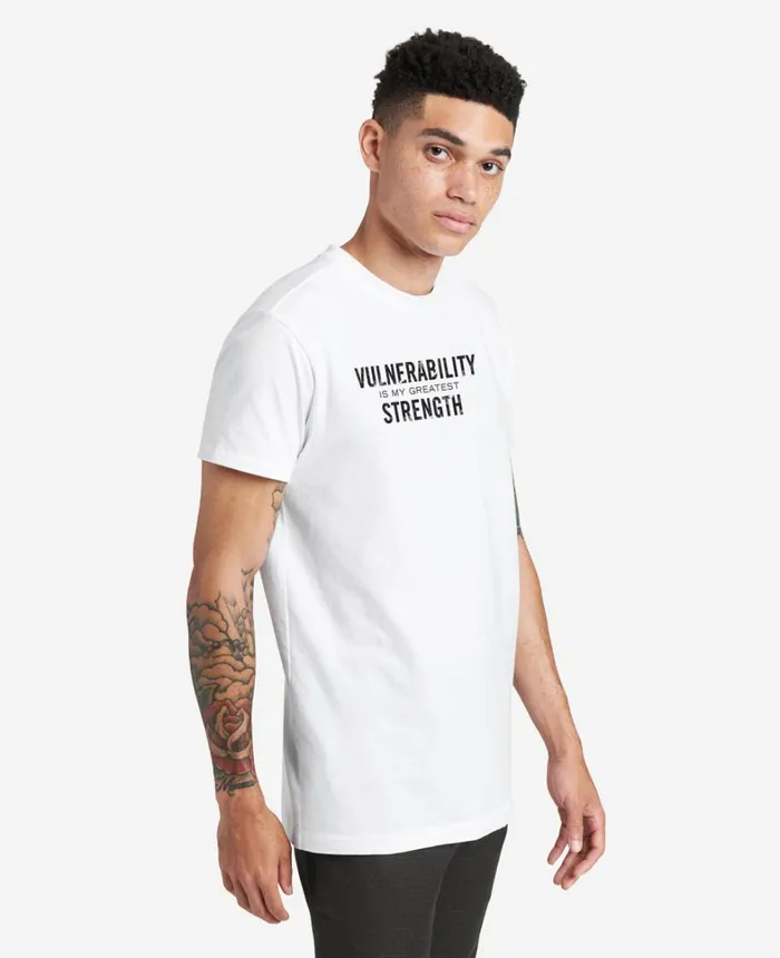Kenneth Cole TShirts MenWomen Site Exclusive Vulnerability Strength TShirt White Kenneth Cole TShirts MenWomen Site Exclusive Vulnerability Strength TShirt White