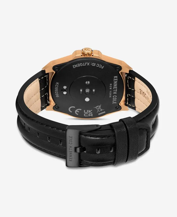 Kenneth Cole Watches Men The Wellness Smartwatch 20 With Interchangeable Band Set Black