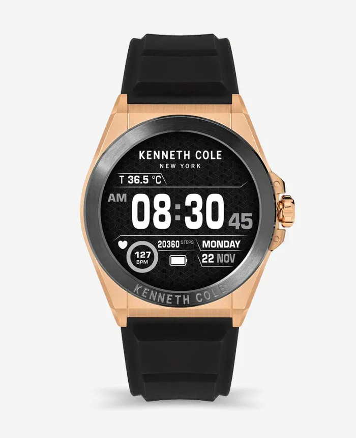 Kenneth Cole Watches Men The Wellness Smartwatch 20 With Interchangeable Band Set Black