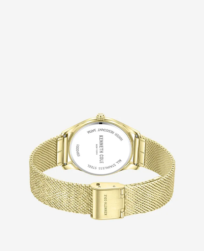 Kenneth Cole Watches Women Kenneth Cole New York Ladies039 Modern Classic Mesh Watch Gold Kenneth Cole Watches Women Kenneth Cole New York Ladies039 Modern Classic Mesh Watch Gold