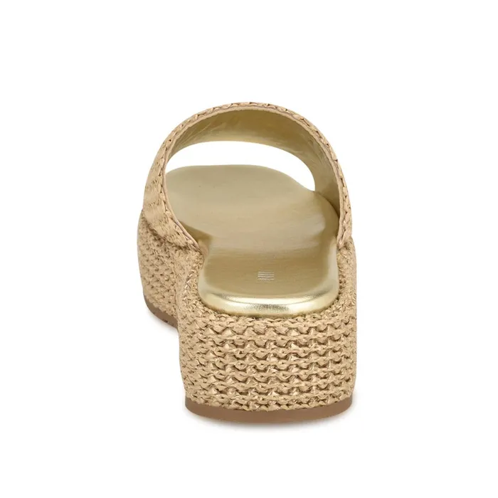 Keziah Flatform Slide Sandals Platino Women Nine West Casual Keziah Flatform Slide Sandals Platino Women Nine West Casual