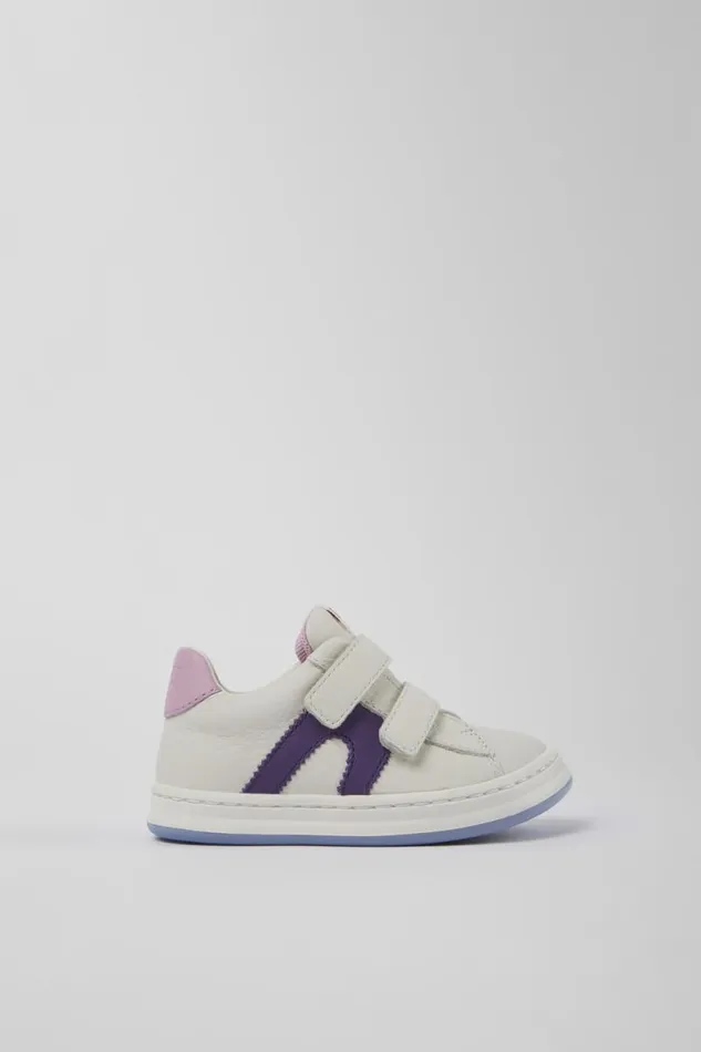 Kids Camper Sneakers Twins White Leather Sneaker Kids Camper Sneakers Twins White Leather Sneaker