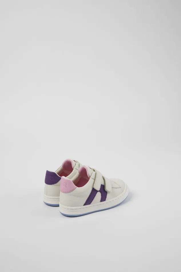 Kids Camper Sneakers Twins White Leather Sneaker Kids Camper Sneakers Twins White Leather Sneaker