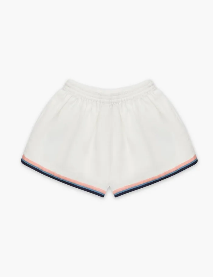 Kids Clothing Zimmermann Alight Relaxed Short Ivory Multi