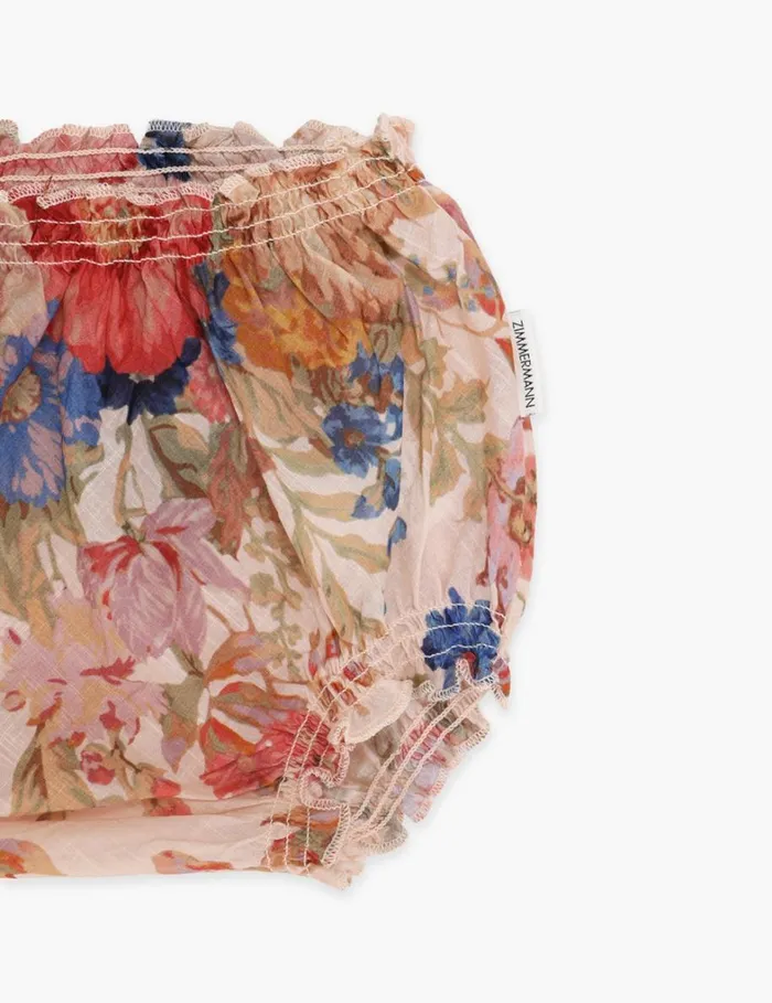 Kids Clothing Zimmermann August Bloomer Cream Floral