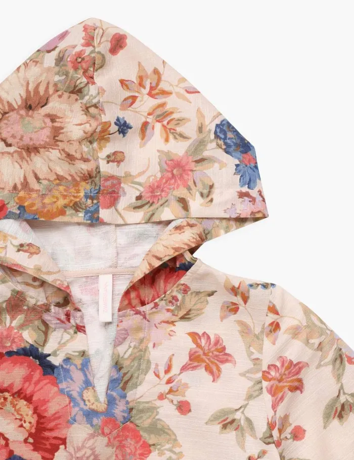 Kids Clothing Zimmermann August Coverup Cream Floral