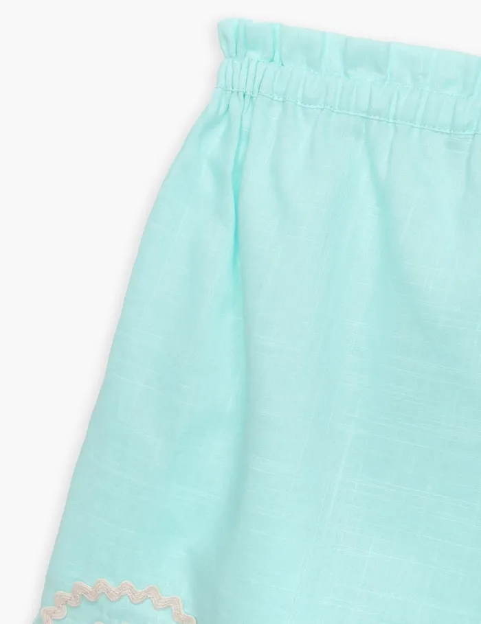 Kids Clothing Zimmermann Waverly Ric Rac Short Blue