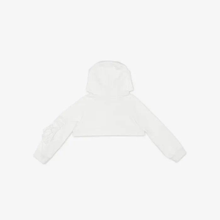Kids Cropped Sweatshirt With White Baguette White Fendi Ready To Wear