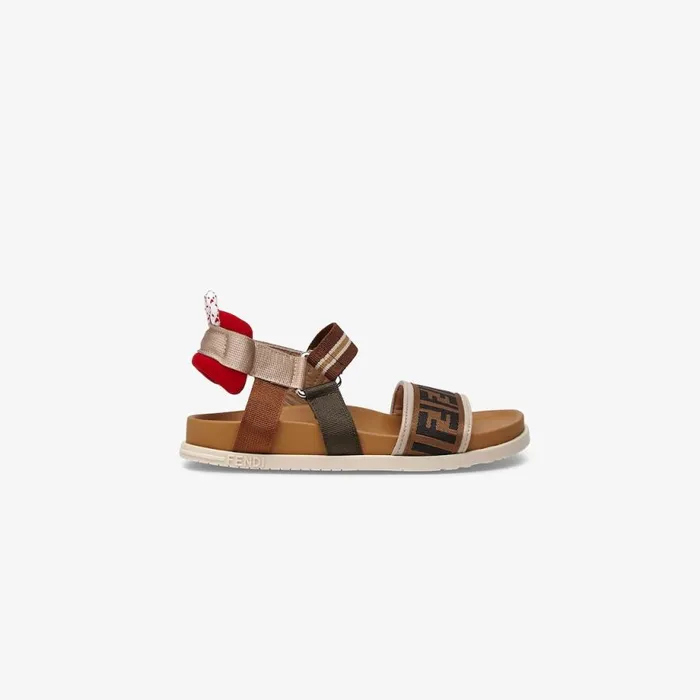 Kids Fabric Unisex Junior Sandals Fendi Shoes