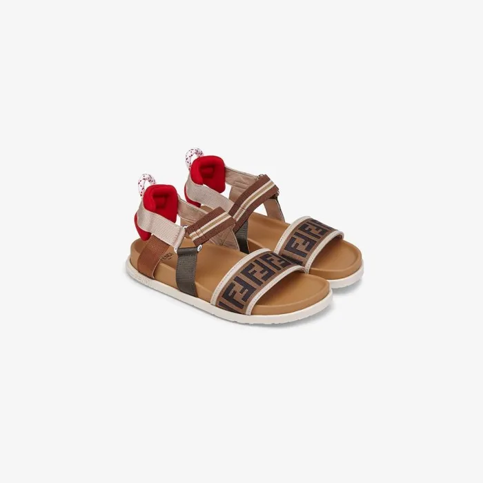 Kids Fabric Unisex Junior Sandals Fendi Shoes