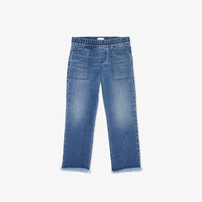 Kids Fendi Roma Denim Jeans Blue Fendi Ready To Wear