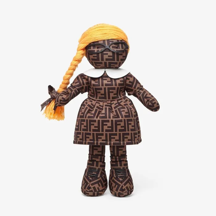Kids Ff Neoprene Upcycled Collectable Doll Multicolour Fendi Accessories