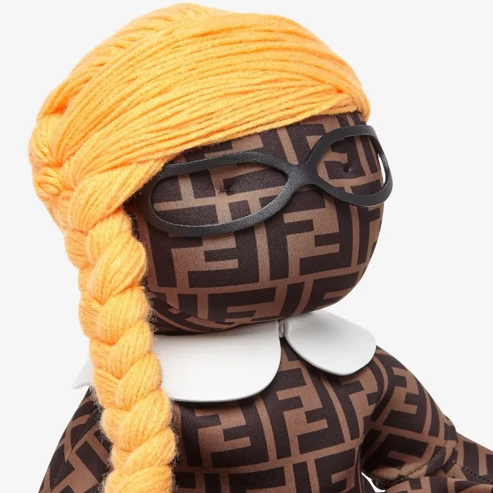 Kids Ff Neoprene Upcycled Collectable Doll Multicolour Fendi Accessories