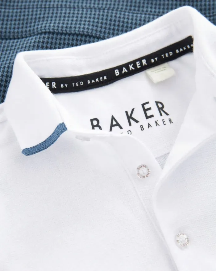 Kids GHEORGH 8211 Puppytooth Dungaree And Polo Set Navy Ted Baker Baby Kids GHEORGH 8211 Puppytooth Dungaree And Polo Set Navy Ted Baker Baby