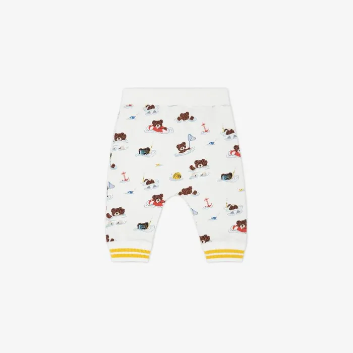 Kids Jersey Trousers With Multicolour Print Multicolour Fendi Baby Girl