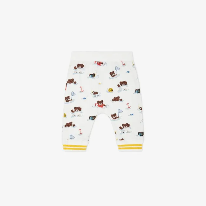 Kids Jersey Trousers With Multicolour Print Multicolour Fendi Baby Girl