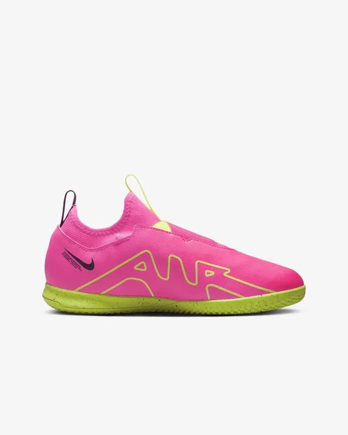 Kids Nike Jr Mercurial Vapor 15 Academy Pink BlastGridironVolt Nike Soccer