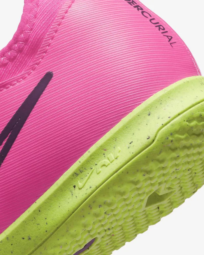 Kids Nike Jr Mercurial Vapor 15 Academy Pink BlastGridironVolt Nike Soccer