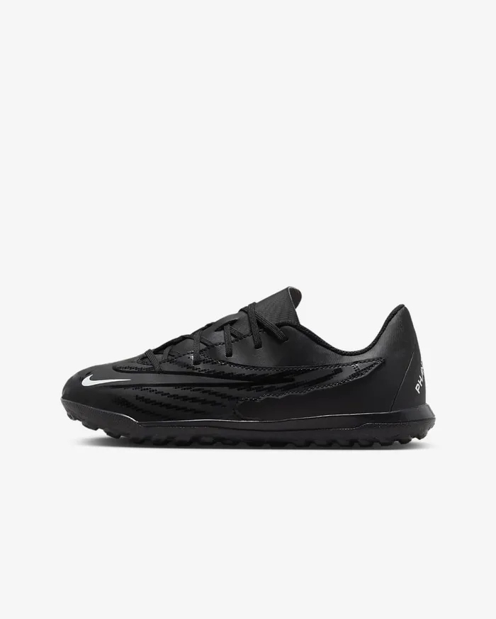 Kids Nike Jr Phantom GX Club BlackDark Smoke GreyTotal OrangeSummit White Nike Soccer