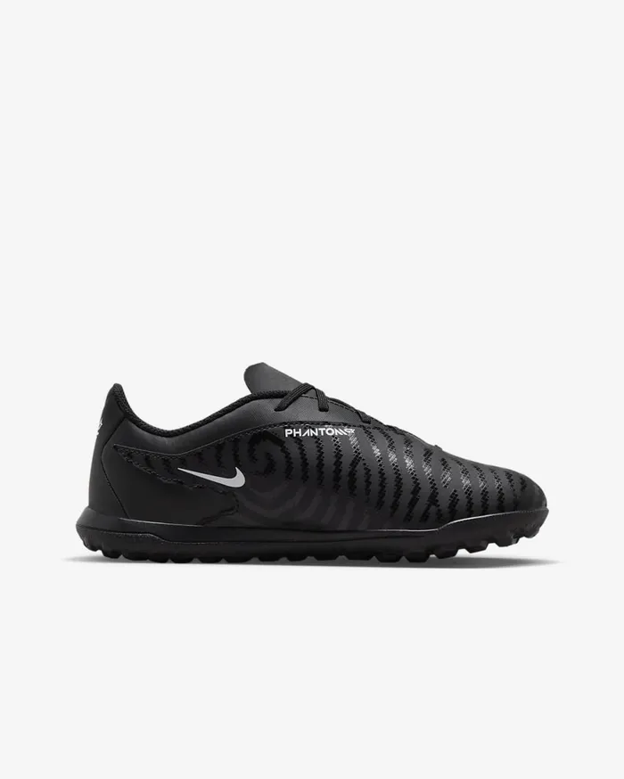 Kids Nike Jr Phantom GX Club BlackDark Smoke GreyTotal OrangeSummit White Nike Soccer
