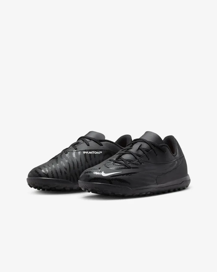 Kids Nike Jr Phantom GX Club BlackDark Smoke GreyTotal OrangeSummit White Nike Soccer