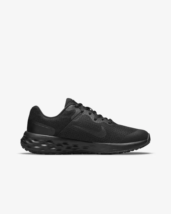 Kids Nike Revolution 6 BlackDark Smoke GreyBlack Nike Running