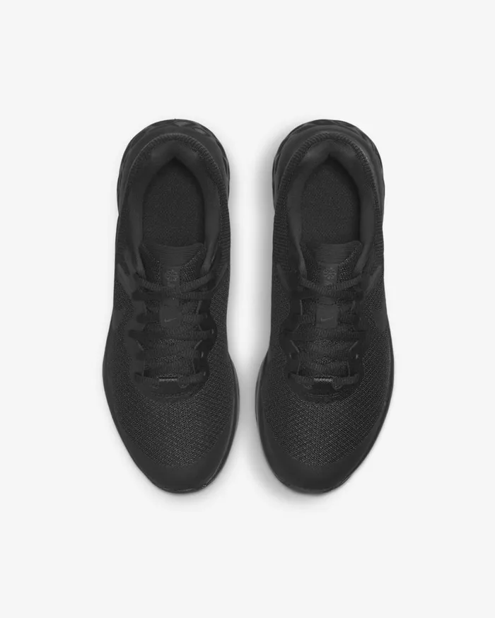 Kids Nike Revolution 6 BlackDark Smoke GreyBlack Nike Running