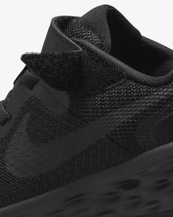 Kids Nike Revolution 6 BlackDark Smoke GreyBlack Nike Running