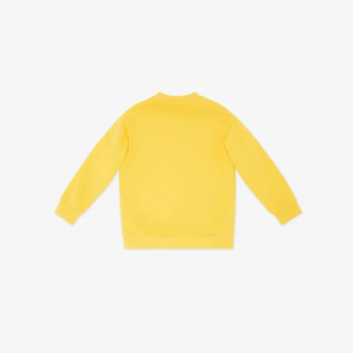 Kids Yellow Fendi Roma Sweatshirt Yellow Fendi Ready To Wear