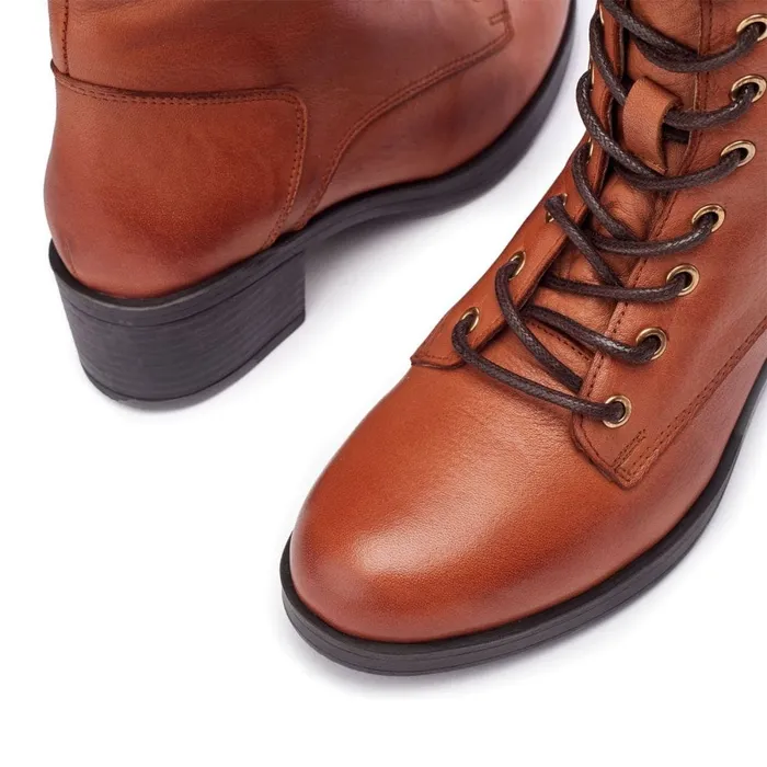 Knee High Boots Women Moda In Pelle Galliana Tan Leather