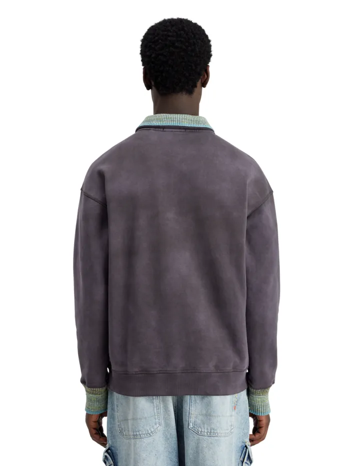 Knitted Collar Sweatshirt Antracite Men Scotch and Soda Sweatshirts and Hoodies Knitted Collar Sweatshirt Antracite Men Scotch and Soda Sweatshirts and Hoodies
