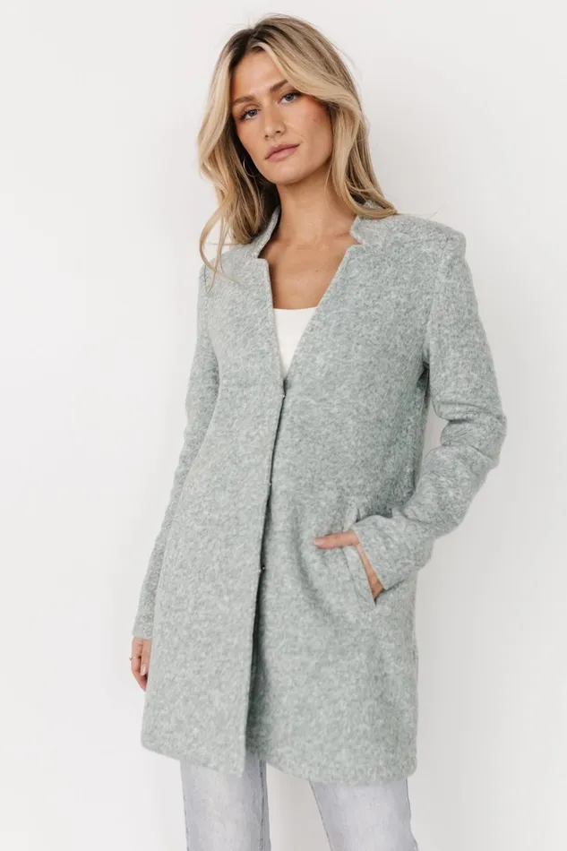 Knoll Notch Jacket Heather Sage Women Baltic Born Outerwear