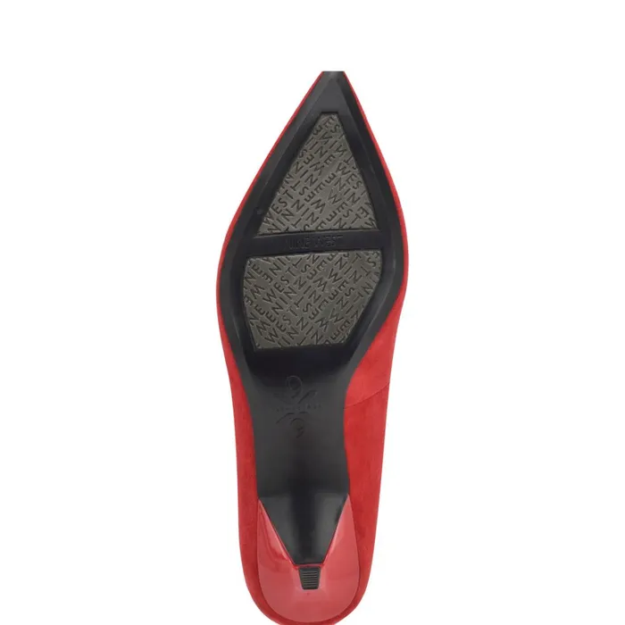 Kuna 92159 Pointy Toe Pumps Red Suede Women Nine West Pumps Kuna 92159 Pointy Toe Pumps Red Suede Women Nine West Pumps