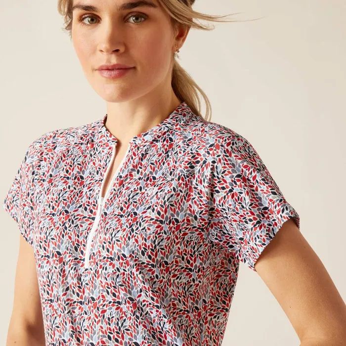 Labyrinth 14 Zip Baselayer Foliole Women Ariat TShirts and Tops Labyrinth 14 Zip Baselayer Foliole Women Ariat TShirts and Tops