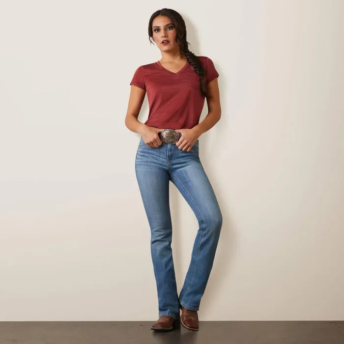 Laguna Patriot TShirt Pomegranate Women Ariat TShirts and Tops Laguna Patriot TShirt Pomegranate Women Ariat TShirts and Tops