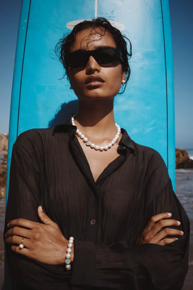 Lark Necklace White Pearl Mix Women Chan Luu Necklaces