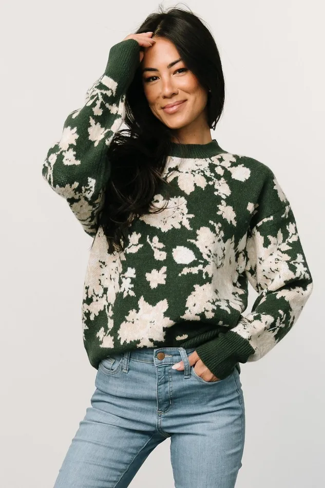 Legend Sweater Hunter Green Multi Women Baltic Born Sweaters Legend Sweater Hunter Green Multi Women Baltic Born Sweaters