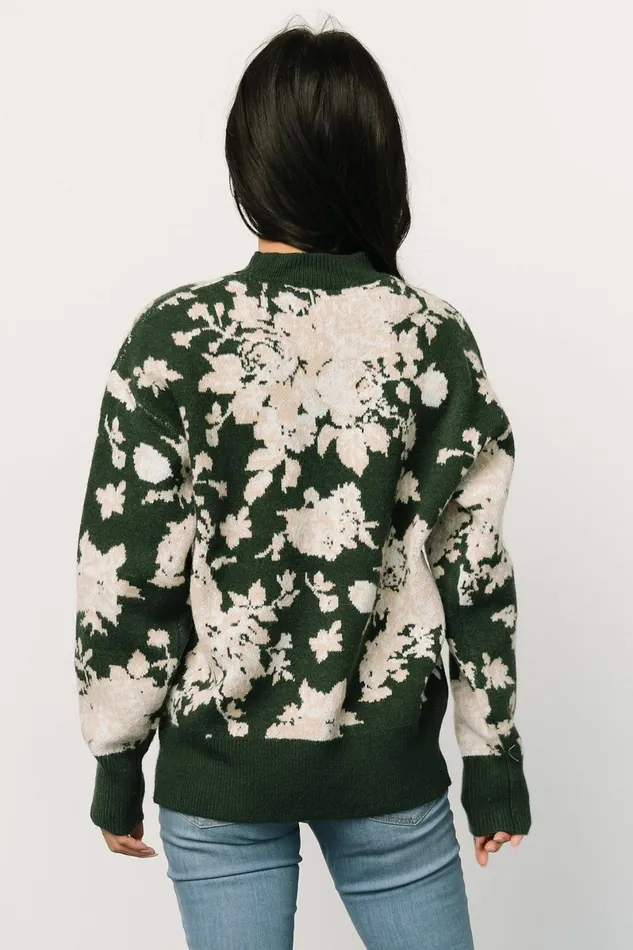 Legend Sweater Hunter Green Multi Women Baltic Born Sweaters Legend Sweater Hunter Green Multi Women Baltic Born Sweaters