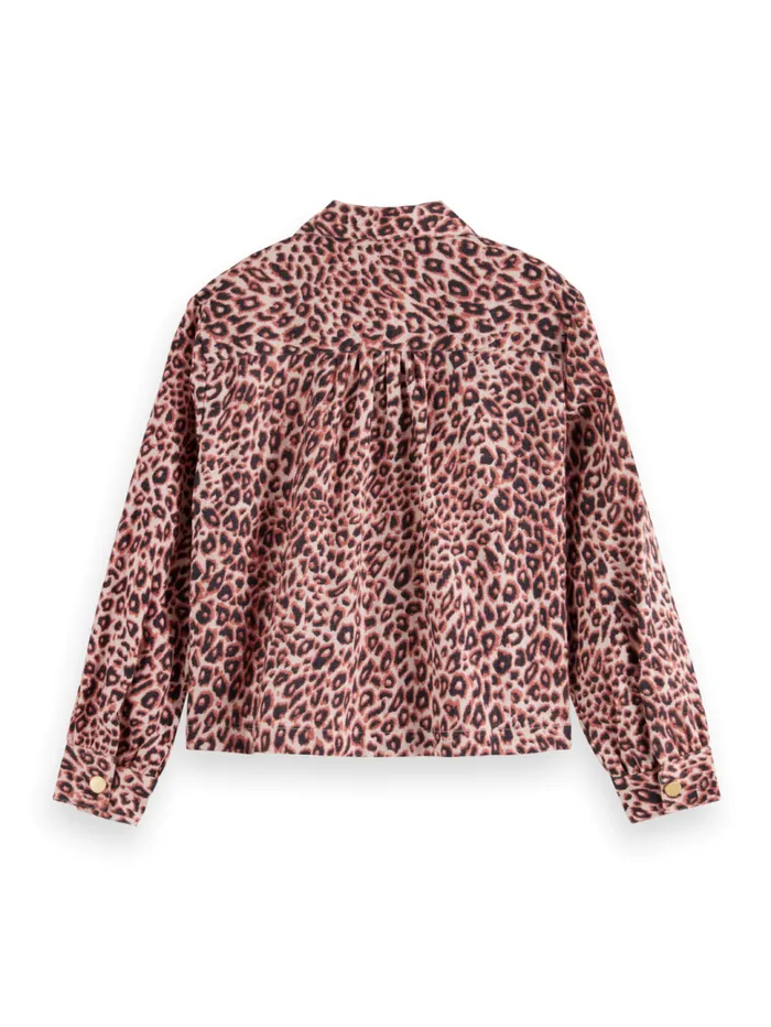 LIGHTWEIGHT FLANNEL SHIRT Mini Leopard Kids Scotch and Soda Blouses and Shirts LIGHTWEIGHT FLANNEL SHIRT Mini Leopard Kids Scotch and Soda Blouses and Shirts