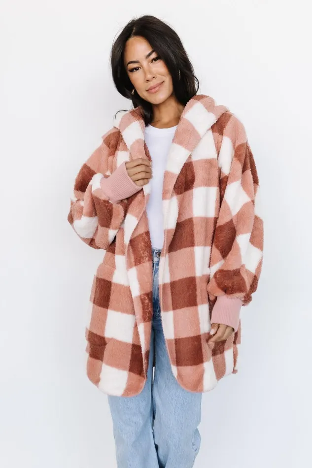 Lincoln Teddy Cardigan Berry White Women Baltic Born Outerwear